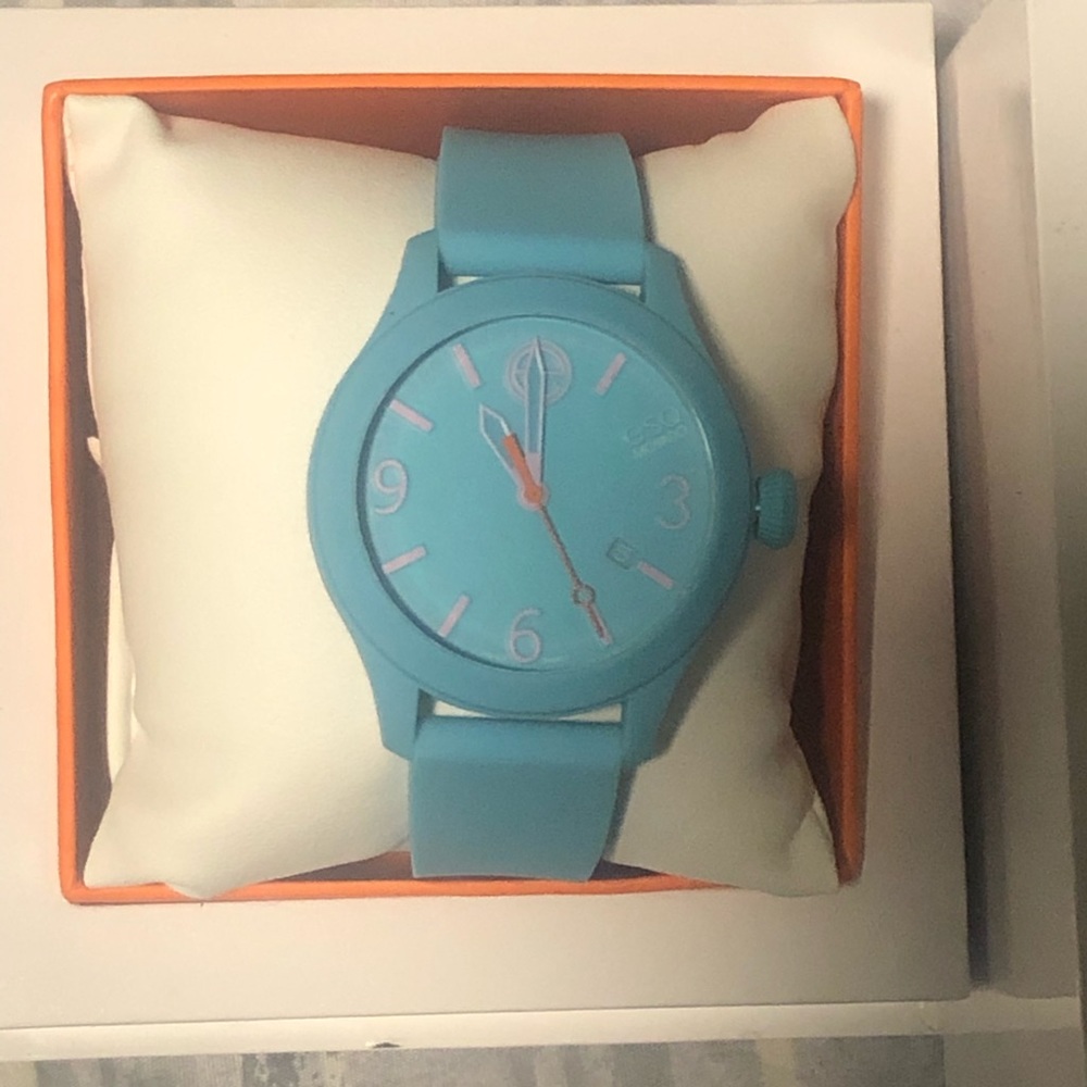 ESQ by Movado Women's Blue Rubber Quartz Watch